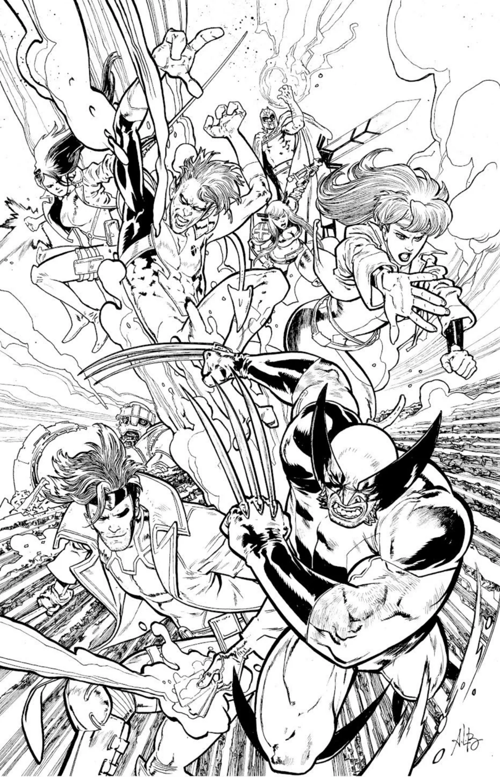 Selected comic artwork by Andrei Bressan