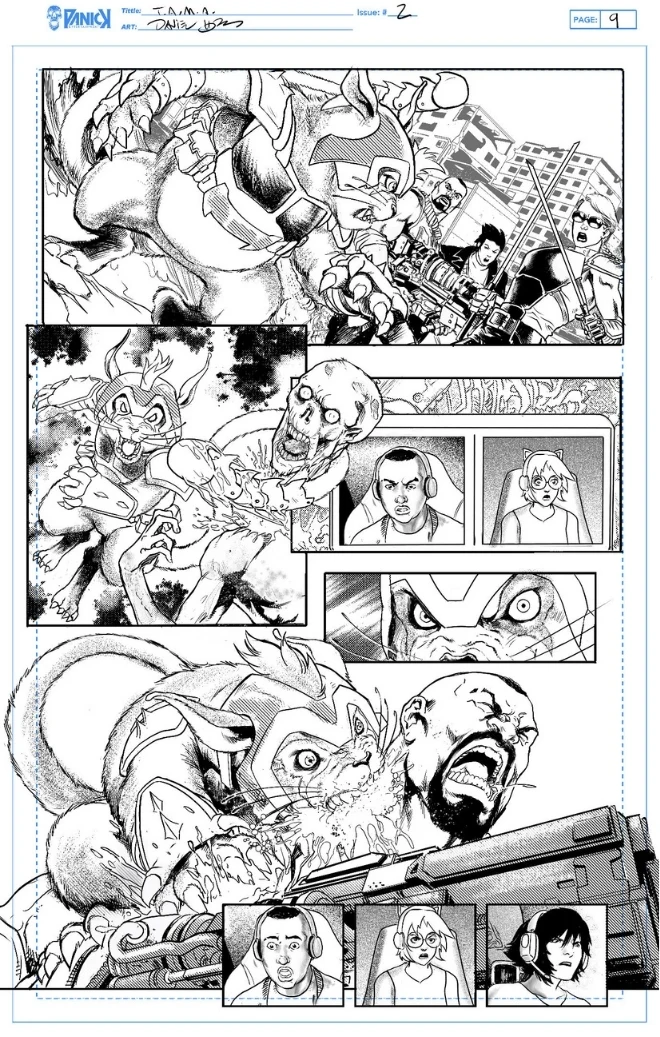 Daniel HDR — selected comic artwork 2