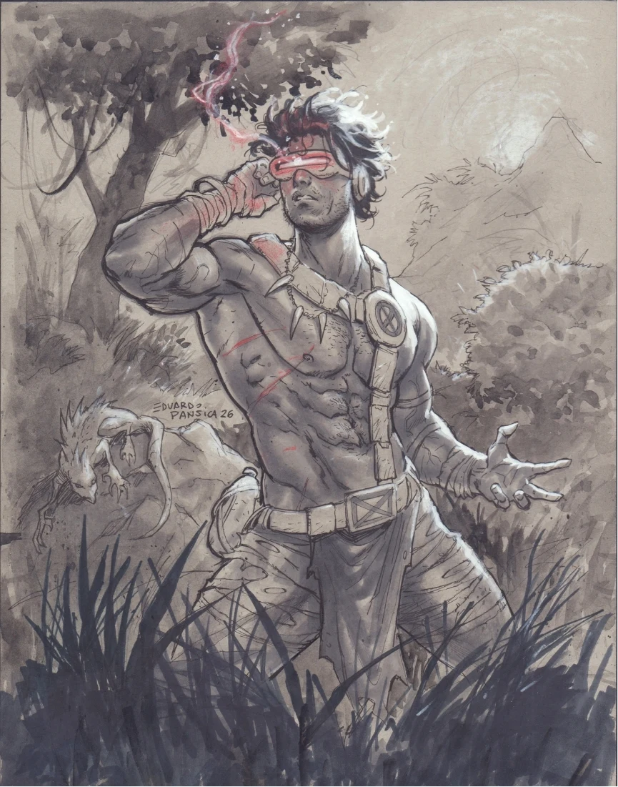 Selected comic artwork by Eduardo Pansica