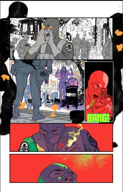Selected comic artwork by R.B. Silva