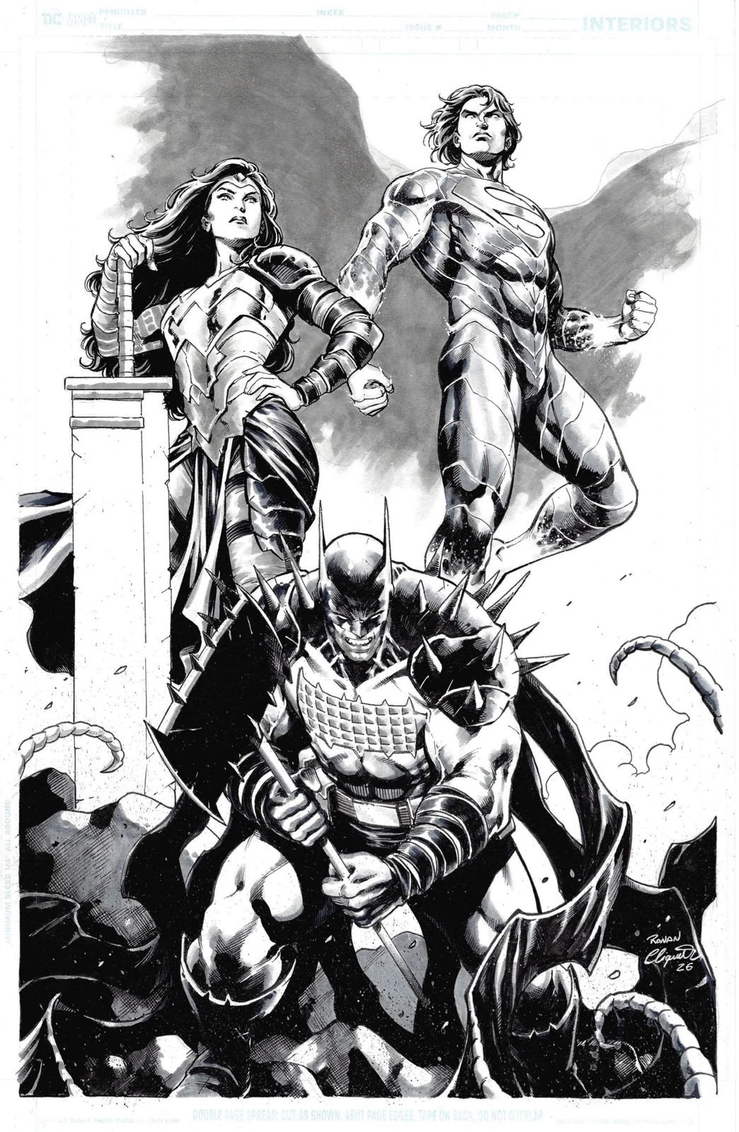 Selected comic artwork by Ronan Cliquet