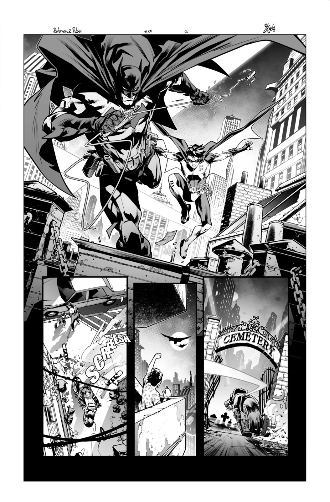 Selected comic artwork by Zé Carlos